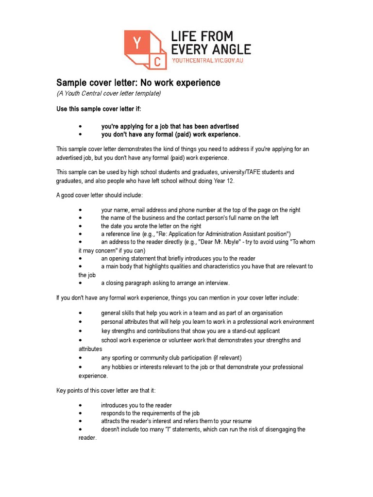 Youthcentral Coverletter Communication Cognition