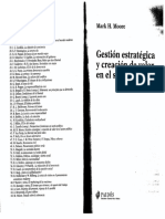 Gestión Estratégica y Creació de Valor en El Sector Público