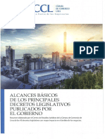 Alcances Básicos de Los Principales Decretos Legislativos Publicados Por El Gobierno