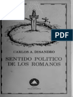 Disandro Carlos - Sentido Politico de Los Romanos