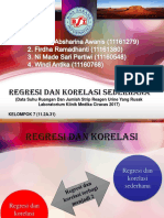 Regresi Dan Korelasi Sederhana KA BSI