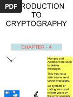 TO Cryptography: Chapter - 4