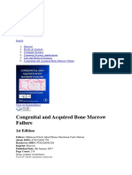 Congenital and Acquired Bone Marrow Failure: 1st Edition