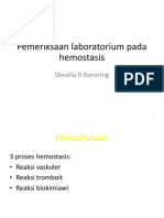 Pemeriksaan Laboratorium Pada Hemostasis