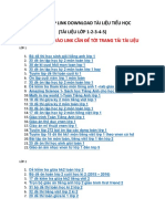 Tổng Hợp Link Download Tài Liệu Tiểu Học (Tài Liệu Lớp 1-2-3-4-5)