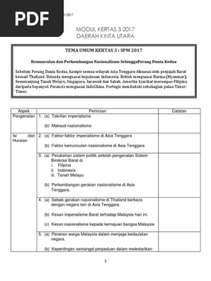 Jawapan Kertas 3 Spm 2017
