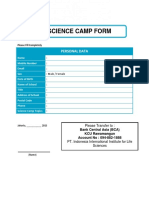 I3l Science Camp - Submission Form