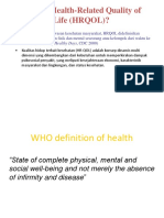 Health Related Quality of Life