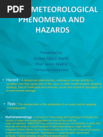 Hydrometeorological Phenomena and