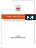 Orient Energy Systems HRM Final Report (2)