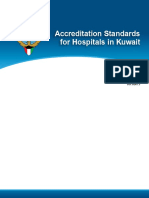 Accreditation Standards For Hospitals in Kuwait: Surgical Care