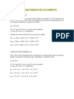 Propiedades Termicas de Los Alimentos PDF