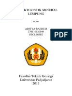 Karakteristik Mineral Lempung