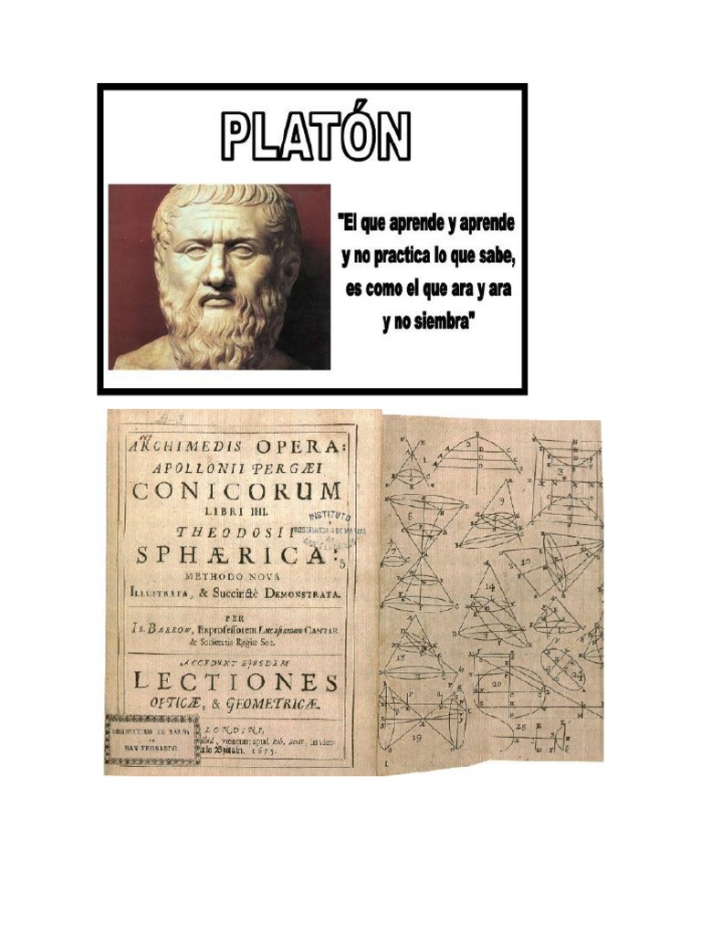 Genios de las Matemáticas: Platón y Euclides | PDF