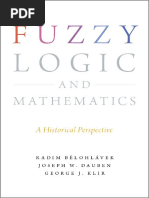Fuzzy Logic and Mathematics a Historical Perspective