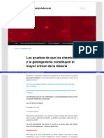 Blog Resistenciafrentealaviolencia Wordpress .com -  Las Pruebas de Que Los Chemtrails y La Geoingenieria Constituyen El Mayor Crimen de La Historia