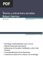 Teoria y Estructura Sociales IIII