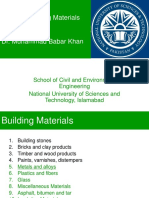 Civil Engineering Materials CE-115 by Dr. Muhammad Babar Khan