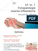 LP 1 Fiziopat - Reactia Inflamatorie