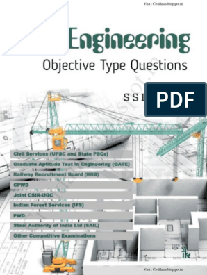 Civil Engineering Objective Type Questions by S.S.bhavi - by Civildatas -  Blogspot.in, PDF, Rock (Geology)
