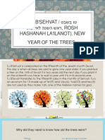 Tu B'Sehvat /, Rosh Hashanah La'Ilanot) - New Year of The Trees
