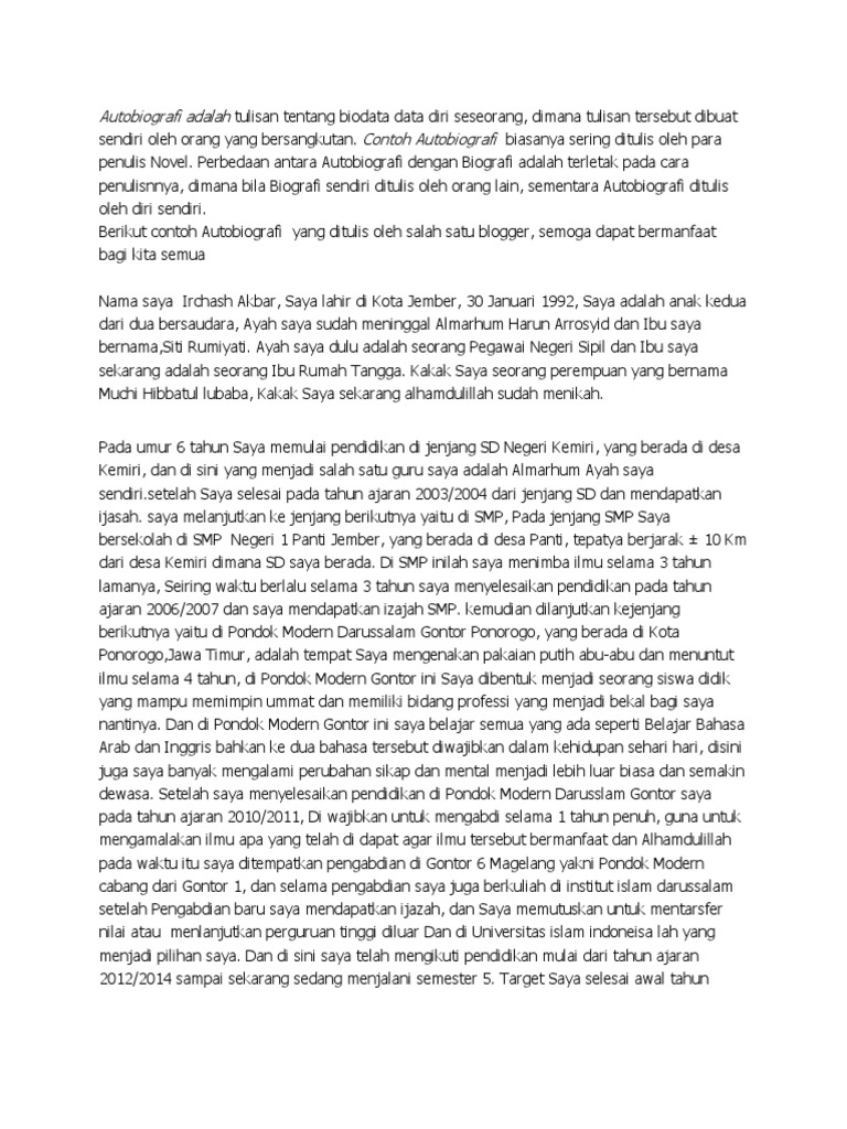 Autobiografi Adalah Pdf