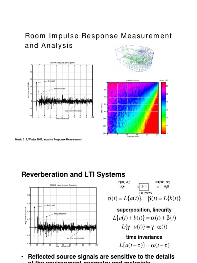 RIRMeasurementAndAnalysis PDF | PDF | Spectrum | Electrical Engineering