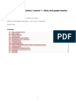 BM1, Applied Statistics, Lesson 1: Data and Graph Basics: Luis Del Peso Ovalle