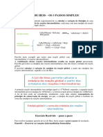 Lei de Hess - Exercícios de Revisão PDF