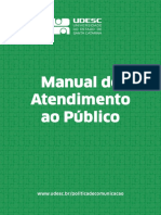 Manual de Atendimento Ao Público: WWW - Udesc.br/politicadecomunicacao