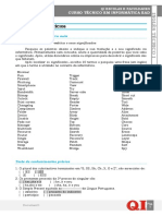 Caderno de Exercícios Alunos