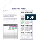 Event Schedule Planner: Project/Event Name: Organizer's Name