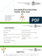 Estrategia Energética Nacional 2003-2020