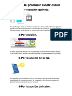 Formas de Producir Electricidad (3ro)