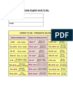 Guide English Verb To Be - 1