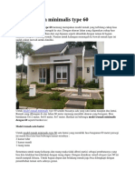 Model Rumah Minimalis Type 60