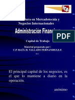 Administracion Del Capital de Trabajo - PPT Size