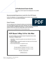 V-Ray Certified Professional Exam Guide: Recommended Experience Levels For The VCP Exam