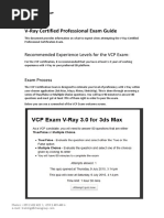 V-Ray Certified Professional Exam Guide: Recommended Experience Levels For The VCP Exam