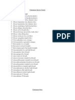 Cladogram Species Names