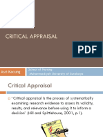 Critical Appraisal 1