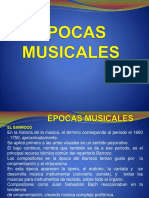 ÉPOCAS de La Historia de La Música