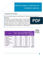 Análisis de Cargas y Costos de Una Instalación Eléctrica BCL-Minkowsky