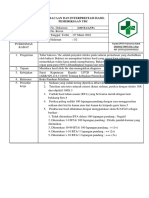 Sop Pembacaan Dan Interprestasi Hasil Pemeriksaan TBC