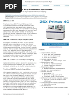 Overview Rigaku ZSX Primus 400