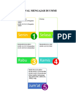 Jadwal Mengajar