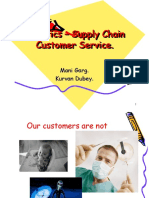 Logistics – Supply Chain Customer Service