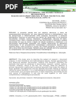 ESTUDO/ANÁLISE DOCUMENTAL