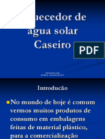 PT-Aquecedor de Água Solar Caseiro-Fidel António José