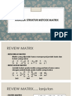 Analisa Struktur Metode Matrix